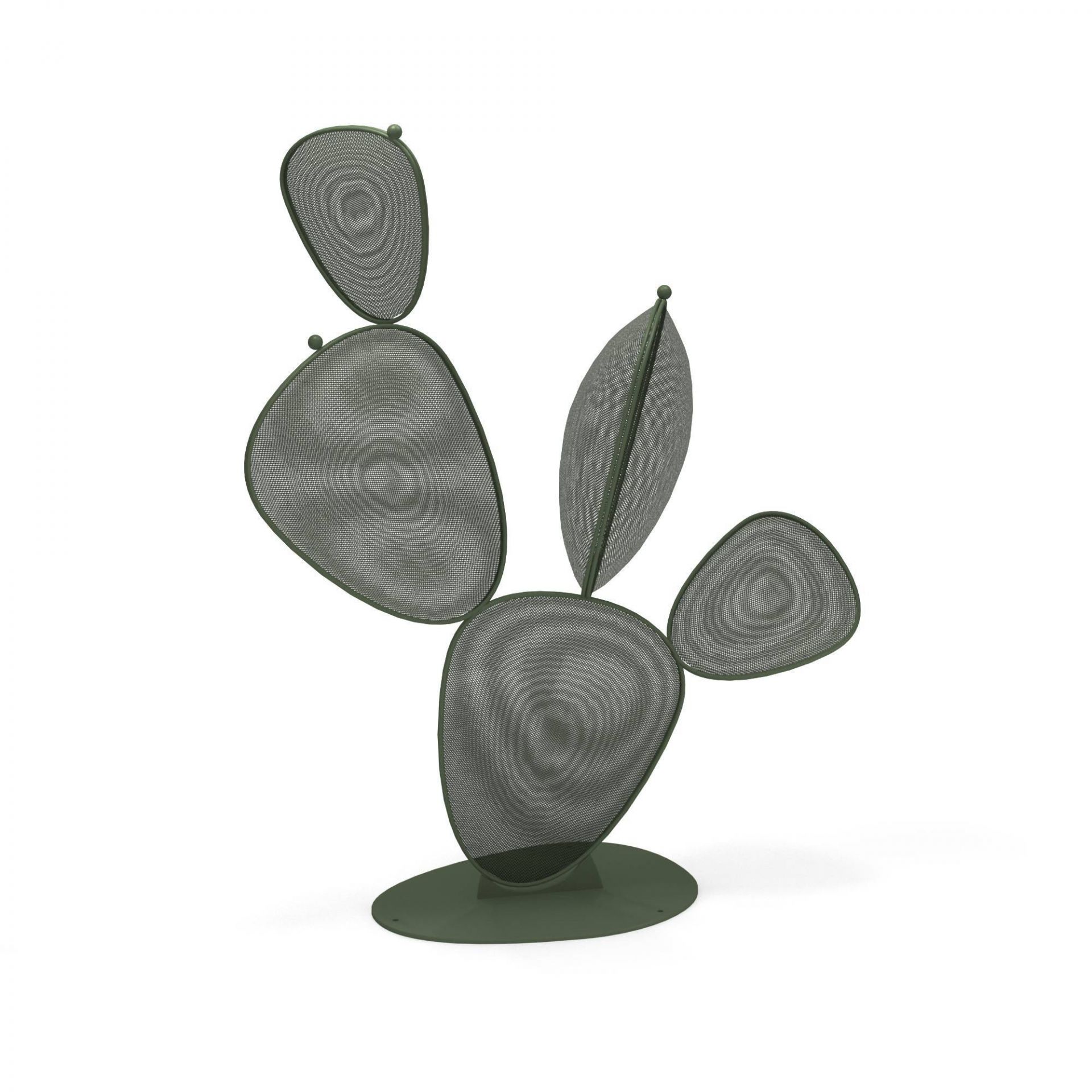 Grüne Ficus Stehleuchte von Emu für den Garten, modernes Outdoor-Design aus Metall.